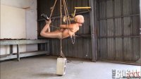 Hard bondage, strappado and torture for hot naked girl