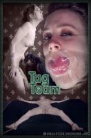 Tag Team Part 2 - Sierra Cirque [Nipple Licking,Female Dominant,Tape Gag][Eng]