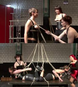 Bondage, domination, torture and strappado for sexy girls [2018][Eng]