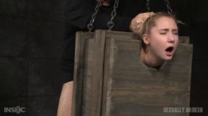 Tiny Blonde Odette Delacroix Bound Inside A Box [Eng]