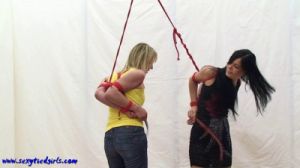 I love Bondage - 2 girlfriends are helpless tied up [2017,Ilovebondage,rope bondage,2 girls,BDSM][Eng]