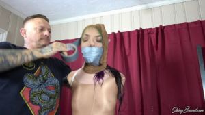 Living Doll Hogtied Hooded and Ring Gagged [2018][Eng]