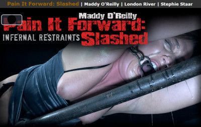 Infernalrestraints - Pain It Forward - Slashed [2018,Infernalrestraints,Maddy O'Reilly,whipping,rope,bdsm rough sex][Eng]