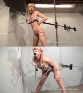 Super bondage, spanking and torture for sexy hot blonde (part2) [2018][Eng]