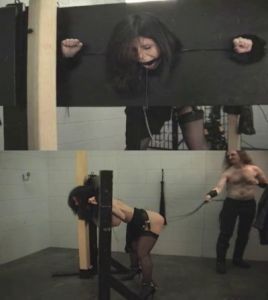 Bondage, domination spanking and torture for hot slave model [2019][Eng]