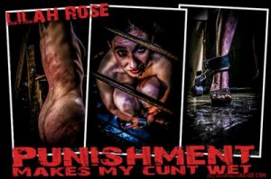 Lilah Rose - Punishment Makes My Cunt Wet [Bondage,BDSM,Torture][Eng]