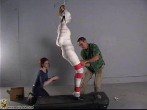 Jessica and Veronika [2007,exercise,vetwrap,mummification][Eng]