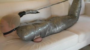 Supertightbondage - Pantyhose Encasement and Tape Mummification [2017,Supertightbondage,Muriel LaRoja,tape bondage,mummification,BDSM][Eng]