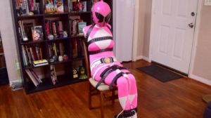 Raquel Roper Pink Power Ranger Strapped and Drained [Eng]