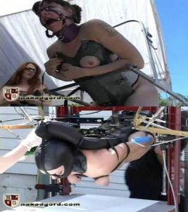 Hard bondage, strappado and torture for sexy naked slavegirl [2019][Eng]