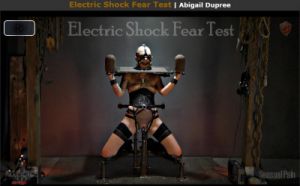 Sensualpain Electric Shock Fear Test [2019,Sensualpain,Abigail Dupree,pain,steel,BDSM][Eng]