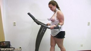 Vina on the treadmill [2019,torture,BDSM,Rope][Eng]