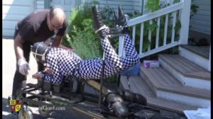 Fetish Model Ashley Renee Rides [2011,House of Gord,Ashley Renee,spandex,ballet boots,girls on/as vehicles][Eng]