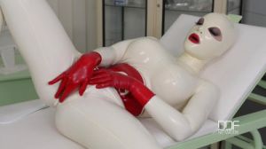 Latex Sex Goddess's Self-Spanking and Masturbation Solo [Rope,BDSM,torture][Eng]