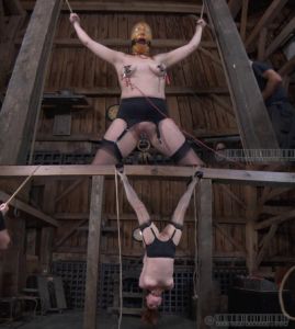Hard bondage, domination and torture for naked slavegirl part1 [2019][Eng]