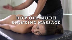 Hot Oil Nude Spanking Massage - Chrissy Marie [Eng]