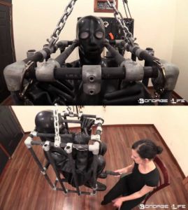 Super bondage, torture and strappado for sexy naked blonde [2020][Eng]