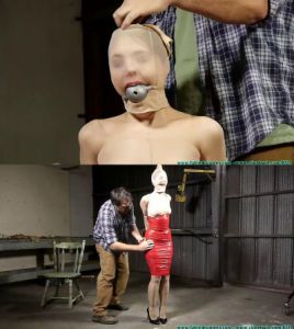 Bondage, spanking, hogtie and mummification for hot girl [2020][Eng]