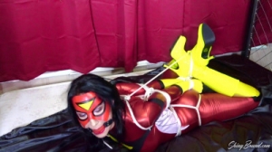 Spiderwoman Hogtied [2018,Raven Eve,BDSM,Cosplay,Boots][Eng]