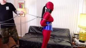 Living Doll Tied Up Tight Part 2 [2017,Luna Dawn,Objectification,Zentai Catsuit,Bondage][Eng]