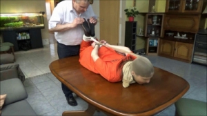 Susan - Tickle therapy Part 7 of 7 [2020,chair tie,tickling,footcuffs][Eng]