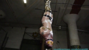 Captured, Stripped, Hung, mummified, De-masked - Part 2 [2019, suspension, face bondage, panty gags][Eng]