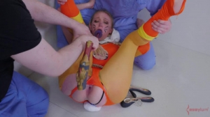 Hard bondage, strappado and torture for sexy blonde slut [2020][Eng]