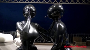Bondage and domination for two very hot bitches in latex part 2 [2020][Eng]