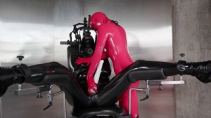 Tight bondage, torture and domination for hot girl in latex  1080 [2020][Eng]