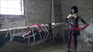 Super bondage, domination and strappado for two hot girls in latex [2020][Eng]