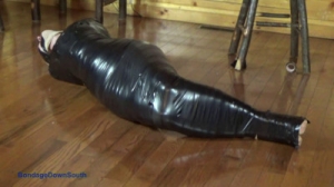 Rachel Tightly Mummified in Electrical tape Full [Eng]
