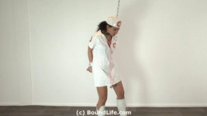 Neck chained nurse [2020,Bondage,torture,Rope][Eng]