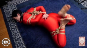 Lady Hinako Hogtied in Rope by Mistress Chiaki [Eng]