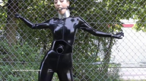 Latexgirlies - Tied Up Near The HighWay [Eng]
