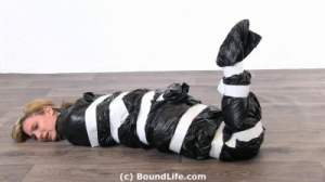 Trashbag bondage [Eng]