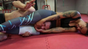 Mixed Wrestling Zone - Milana vs Frank - Submissionist in Leggings [Eng]