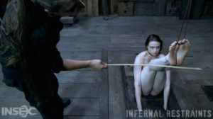 IR  In The Hole Part 1 -  Claire Adams [2020,Rope Bondage,Spanking,Torture][Eng]