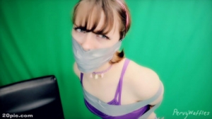 Brat Gets Surprise Tape Gagged [2020,Bondage,Bdsm][Eng]