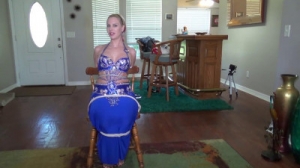 Belly dancer bound in her sexy costume [2021,BDSM,Rope,Bondage][Eng]