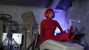 Melina - The Red Rubber Doll [2021,Melina,Dolls,Latex,Big Boobs][Eng]