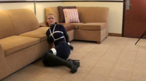 Serene...Tied in jeans, opera gloves and black leather knee boots! Part-1 [2021,BDSM,Rope,Bondage][Eng]