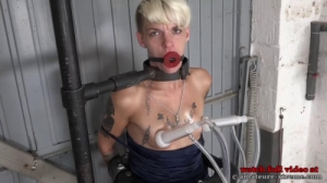 Bondage, strappado and torture for sexy blonde part 1 [2021,BDSM][Eng]