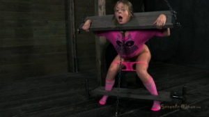 SexuallyBroken - Little Chastity Lynn is roughly fucked in pink! [BDSM][Eng]