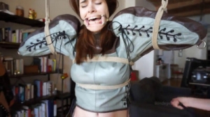 Tight bondage, spanking and torture for sexy hot bitch [2021,BDSM][Eng]