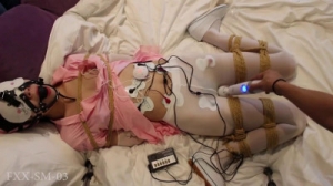 Tight bondage, spanking and torture for hot slavegirl [2021,BDSM][Eng]