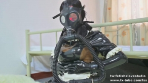 Bondage, torture and domination for hot girl in latex [2021,BDSM Latex][Eng]