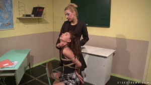 Nikky Thorne and Betty Stylle for a bondage session [BDSM,21Sextreme,Domination,Humiliation,Bondage][Eng]
