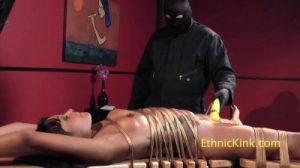 Jada Silk Teased by Master O [2022,BDSM,Bound Orgasms ,Bondage ,Masturbation][Eng]