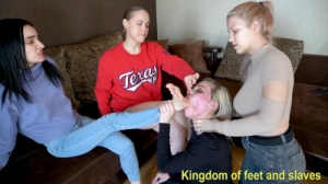 Kingdom Of Feet And Slaves: Annihilation Of Atra By Three Cruel Dommes [2022,BDSM,FemDom,Shoes Worship,Feet Licking][Eng]