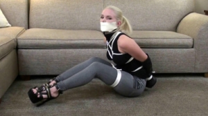 Liz Ashley...Tied in Strappy Platform High Heels! [BDSM,BDSM,Rope,Bondage][Eng]